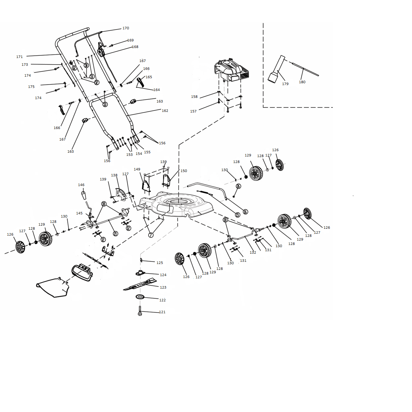 Газонокосилка бензиновая ЗГКБ-510