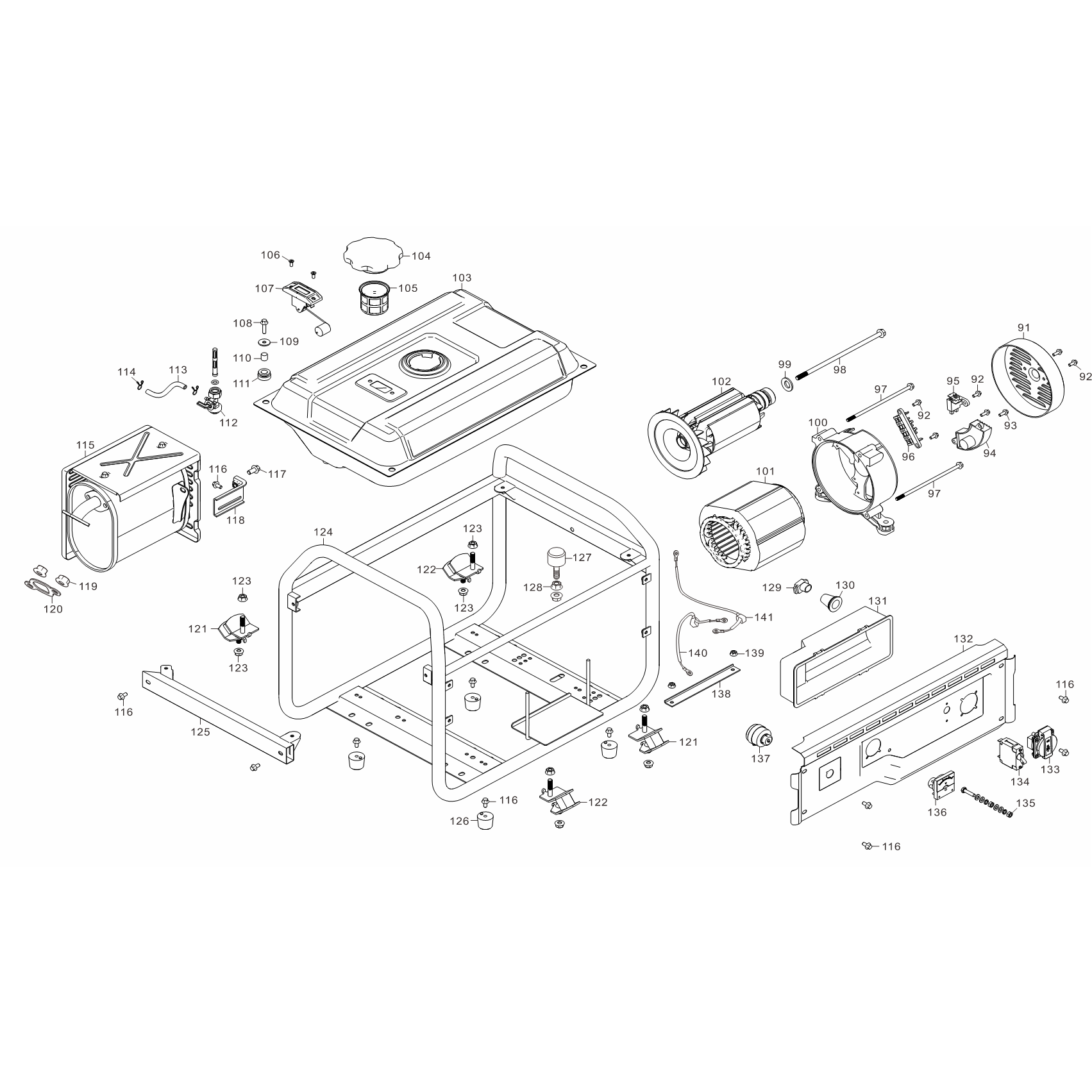 Генератор бензиновый СБ-3300Е