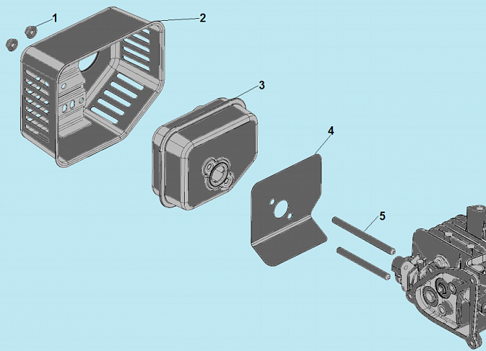 11 ГЛУШИТЕЛЬ КУЛЬТИВАТОР CHAMPION ВC5602 после 2018 ГОДА