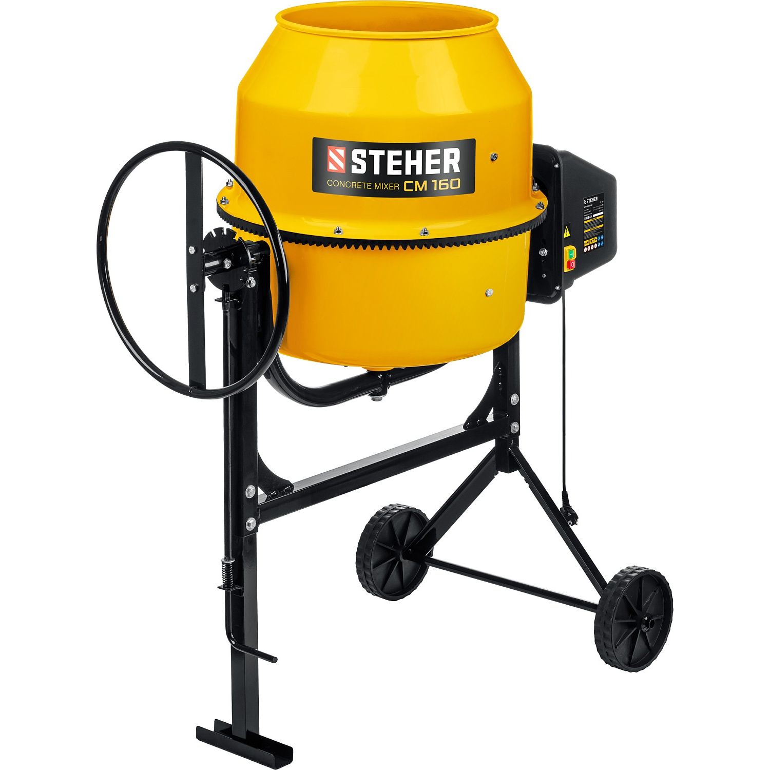 Бетономешалка, полиамидный венец CM-160