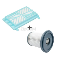 Комплект фильтров HEPA (2 шт) FC8047 + FC8044/01 для пылесосов Philips (432200493320, 432200039090)